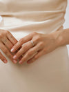 OLIO E ACETO Sterling Silver Moonstone/Lapis Lazuli/Red Snakeskin Jade Crown Ring OLIO-OA13F07-YH (OA13F05)